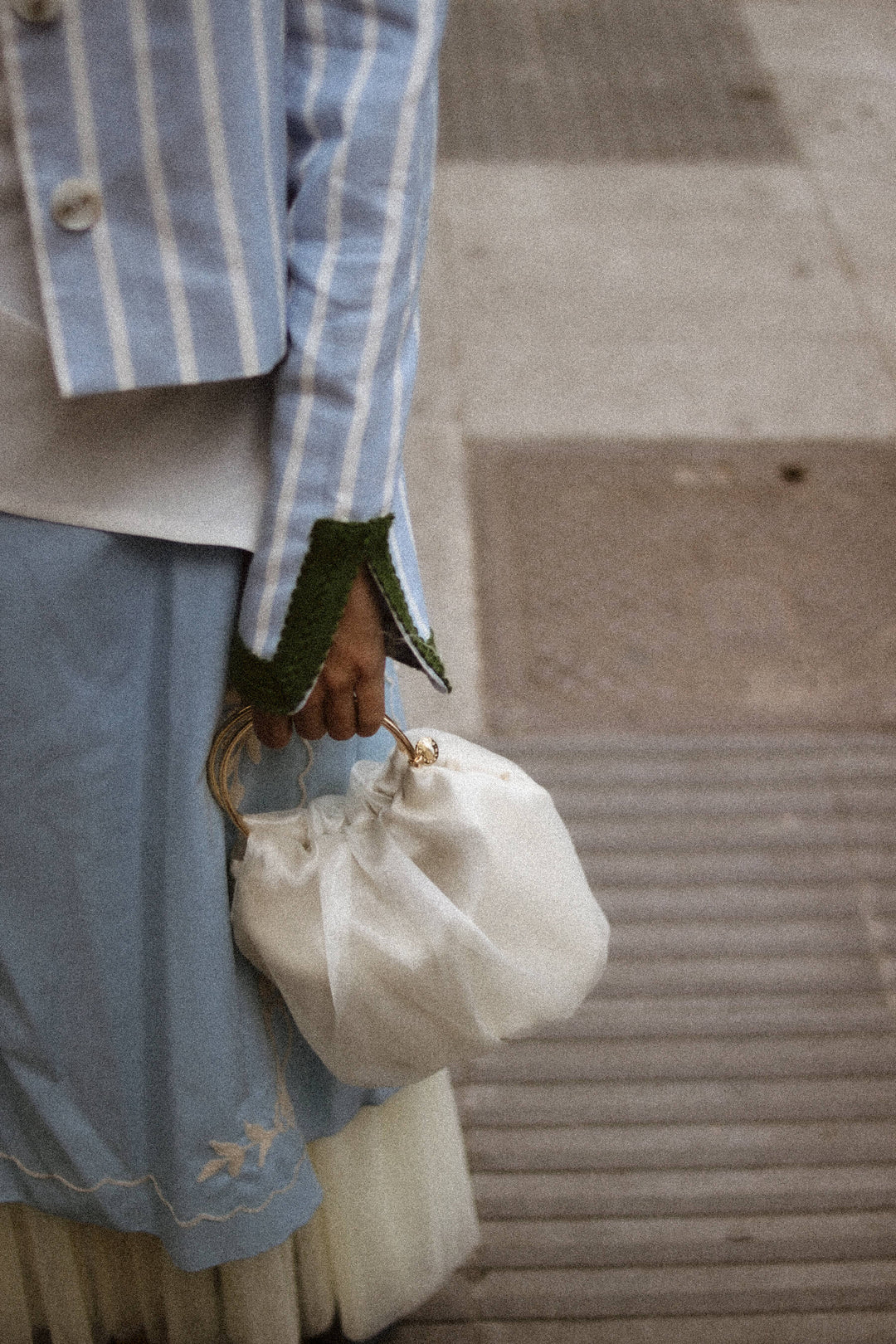 Bolso Paulina · Organza blanca