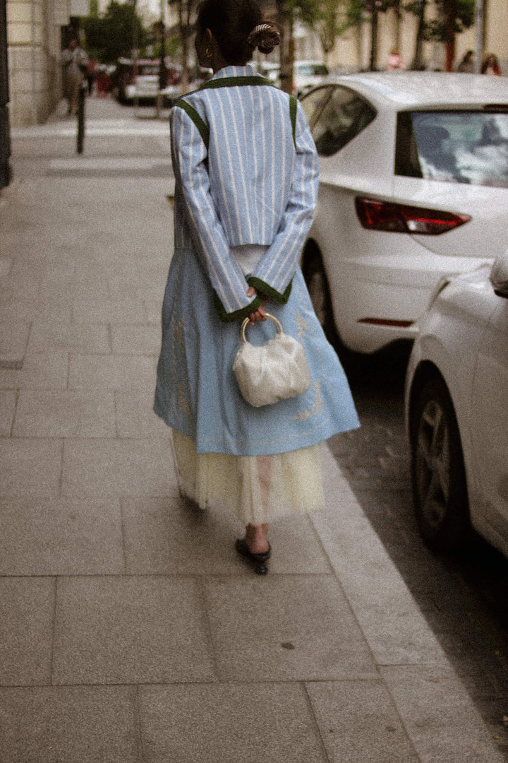 Bolso Paulina · Organza blanca