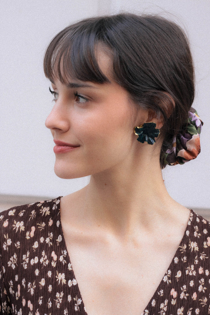 Pendientes Aspen · esmalte Turquesa