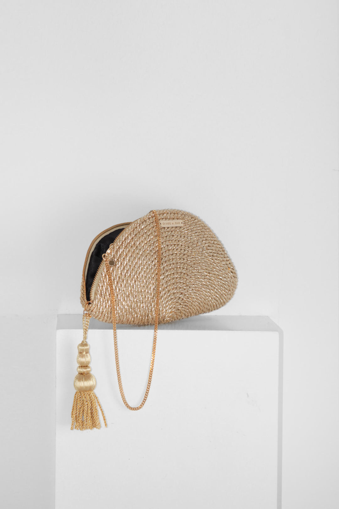 Cartera Carmen · Dorado Metalizado