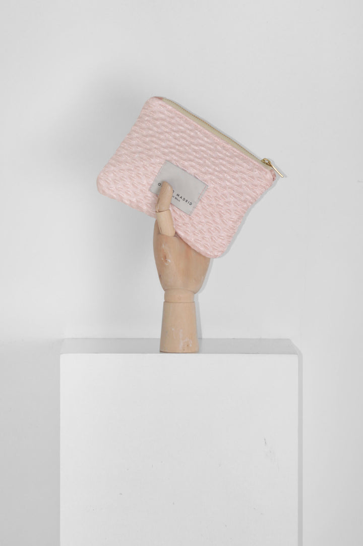 Carterita · tejido textura rosa