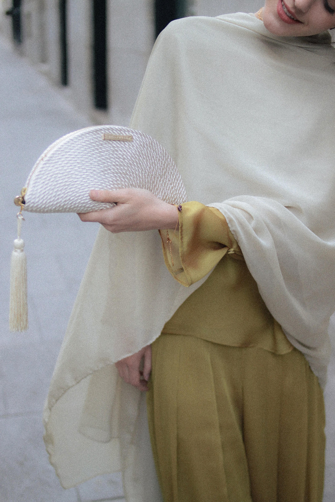 Carmen · cartera de mano Blanco