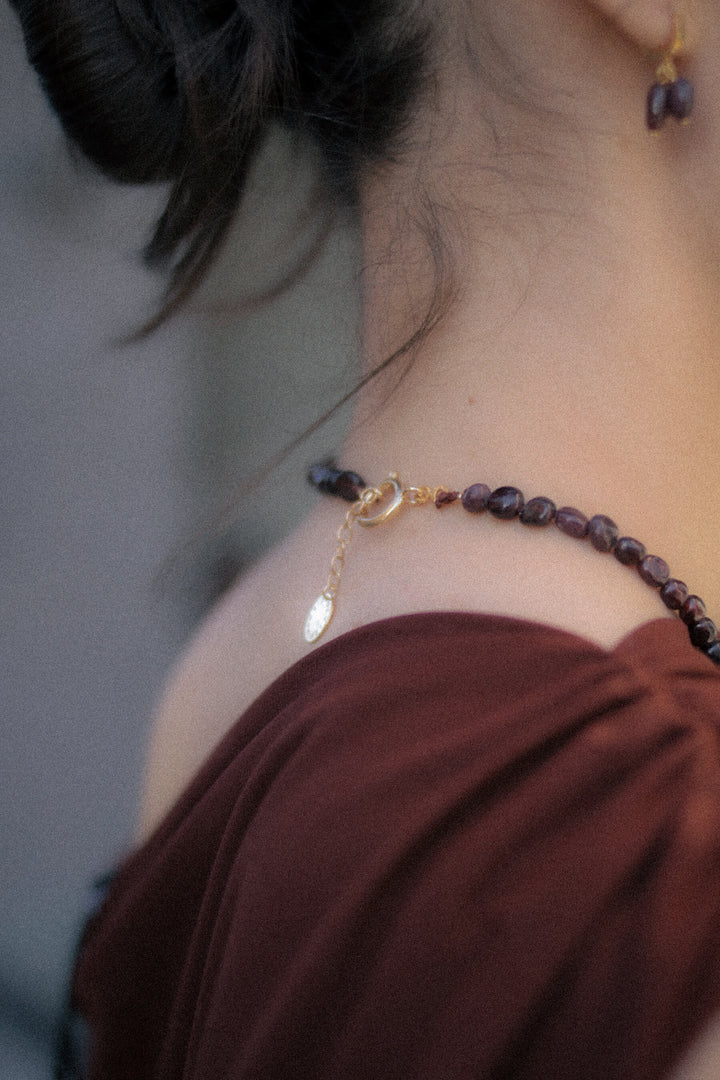 Collar piedras Granate