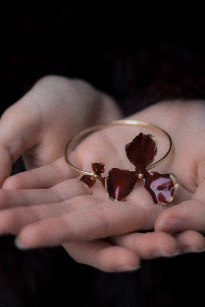 Pulsera Fiorela · Esmalte Granate