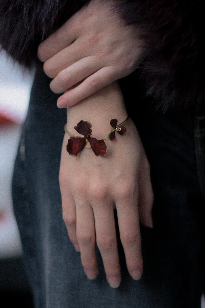 Pulsera Fiorela · Esmalte Granate
