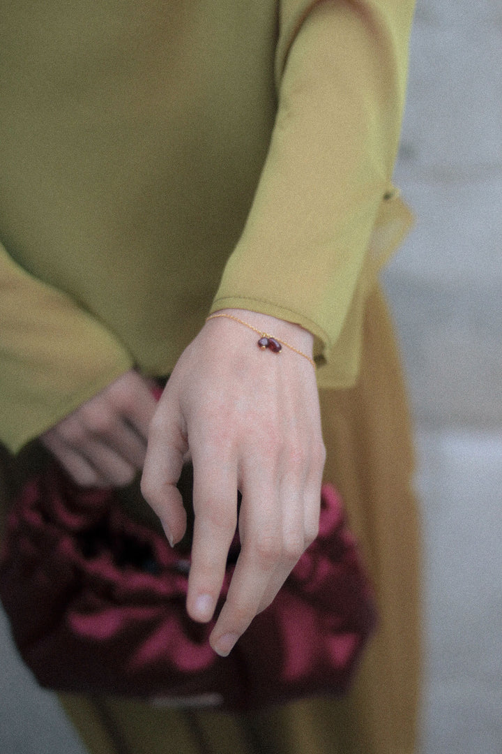 Pulsera Camille · Granate