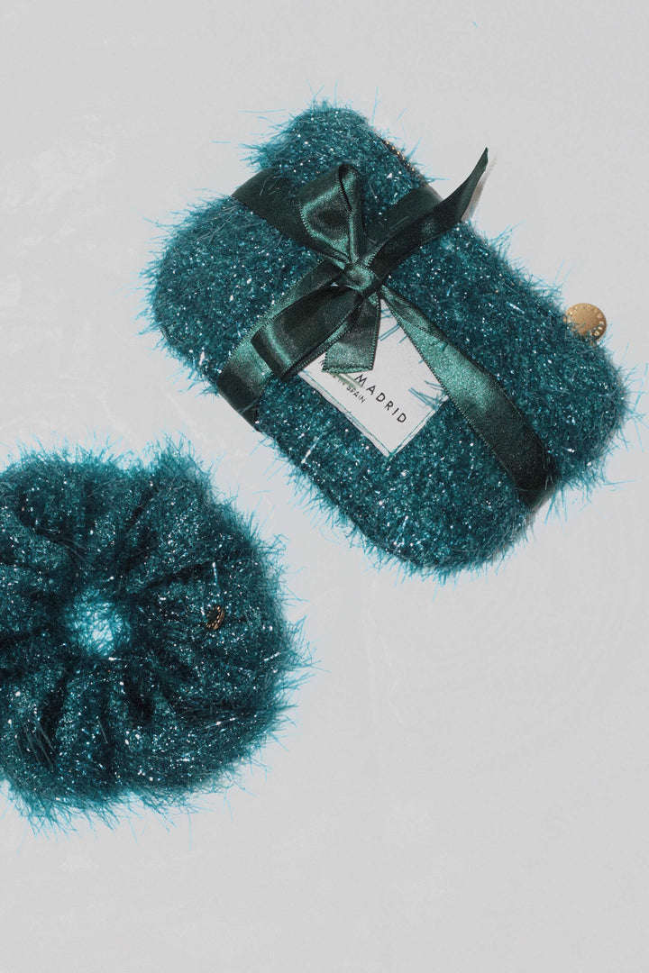 Monedero + coletero de regalo · Turquesa