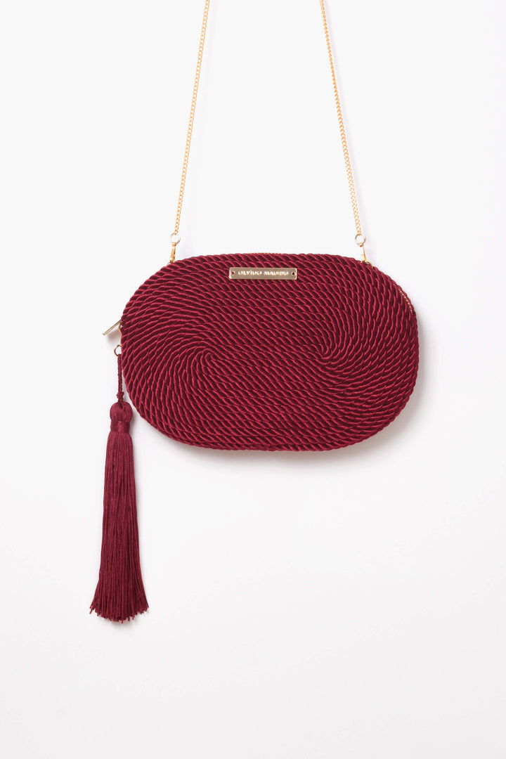 Cartera Antonia · Granate claro