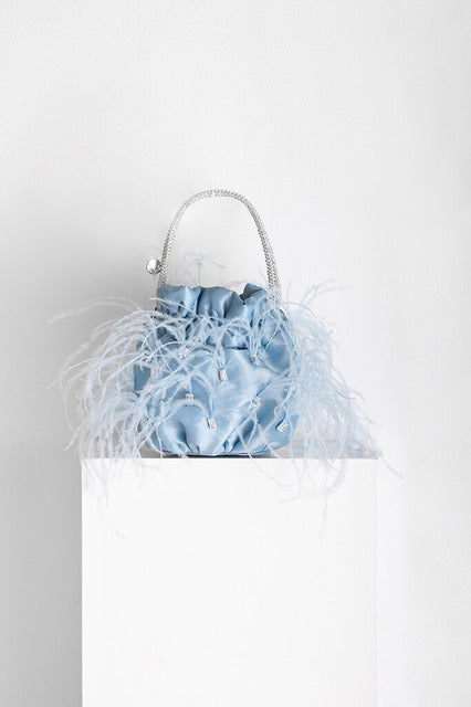 Bolso Gala · Plumas Azul