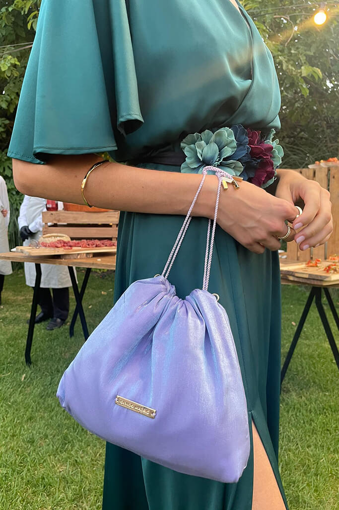 Bolso de fiesta Josefina · Tornasolado Malva & Menta