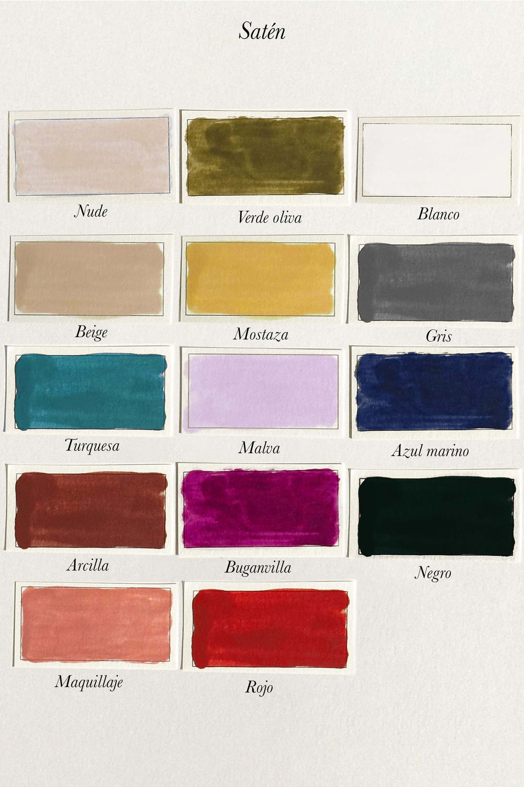 Muestrario de color