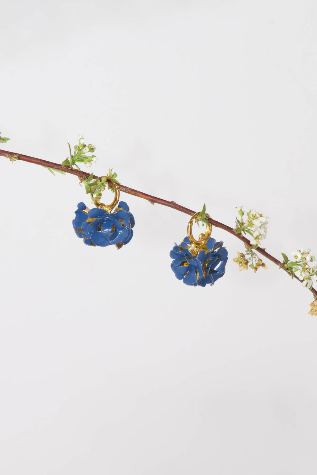 Pendientes Lili · Flores Azules