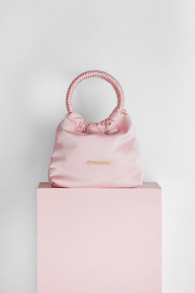 Bolso Mini-Prado · Satén Rosita