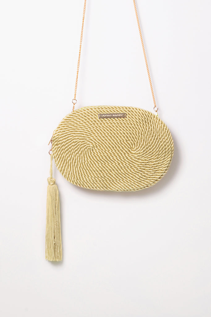 Antonia · cartera de mano Amarillo pastel