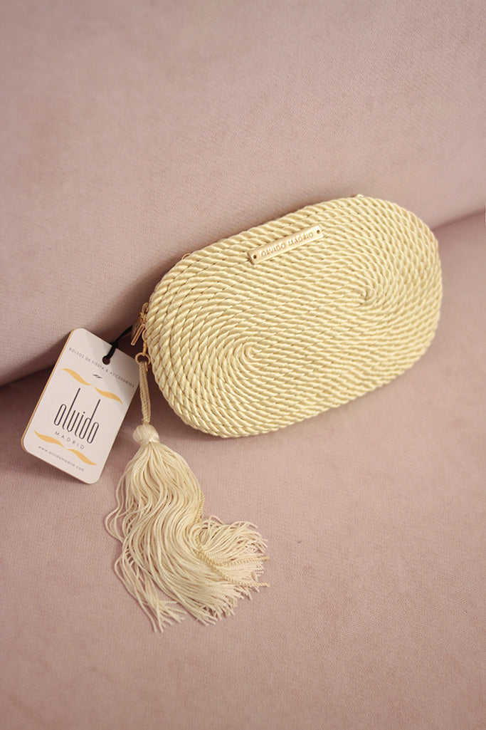 Antonia · cartera de mano Amarillo pastel