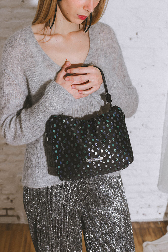 Bolso Josefina Strass · Lunares Metalizados