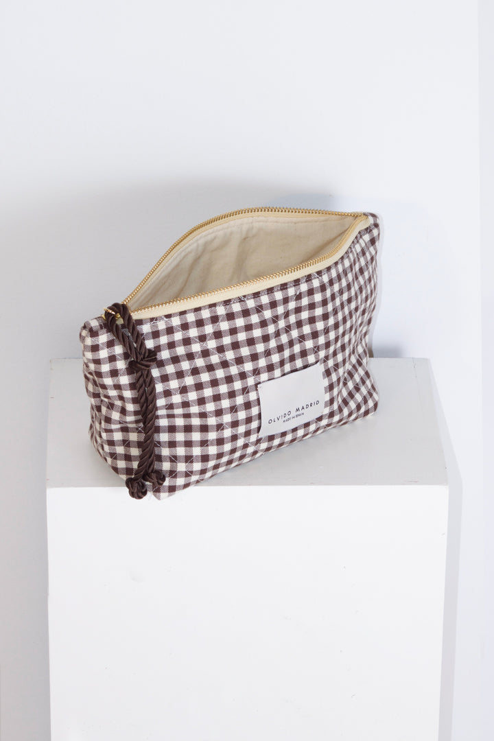 Pouch · Vichy chocolate