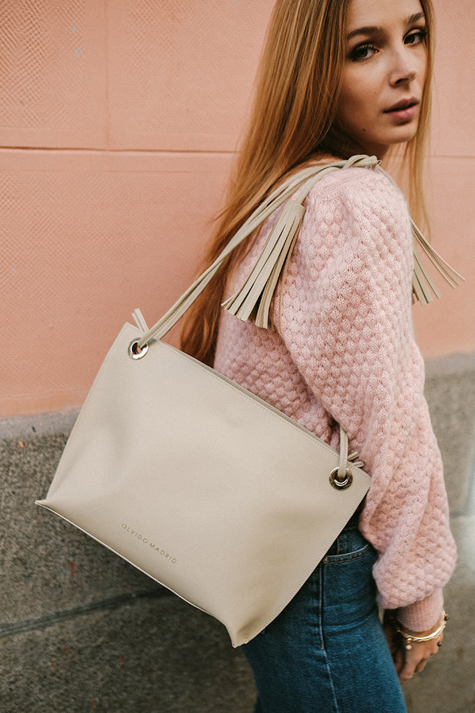 Bolso Shopper Bea · Piel Nude