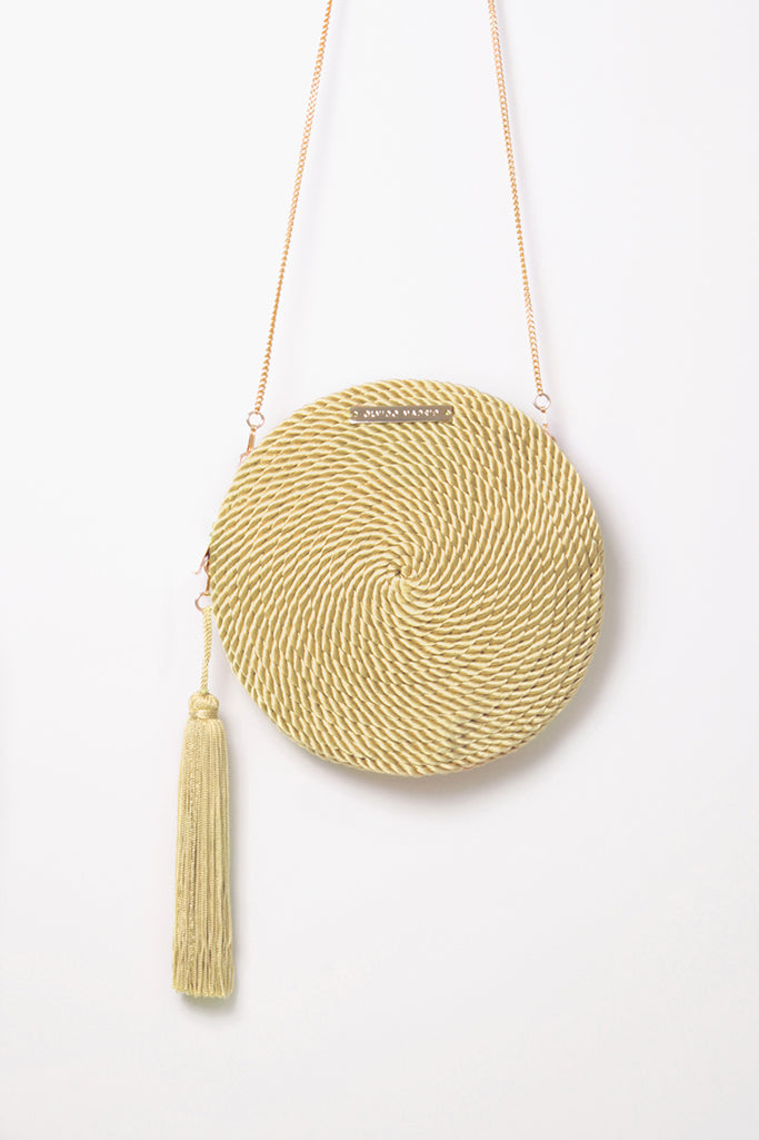 Cartera Olivia · Amarillo pastel