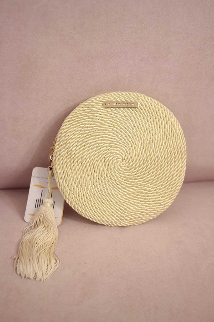 Cartera Olivia · Amarillo pastel
