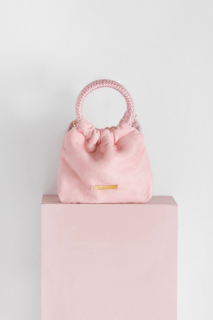 Bolso Mini-Prado · Terciopelo Rosita