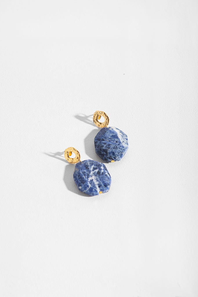 Pendientes Océano · Sodalita