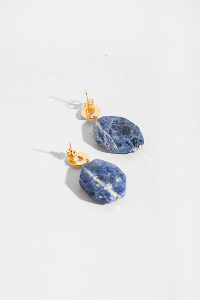 Pendientes Océano · Sodalita
