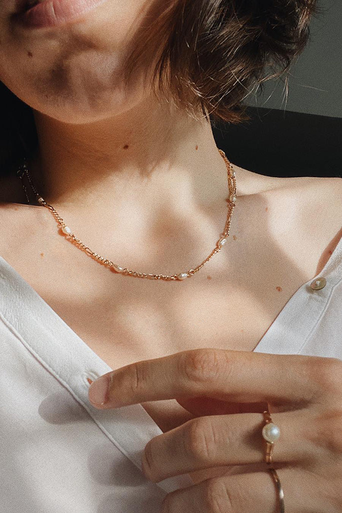 Collar Verena · perlas naturales