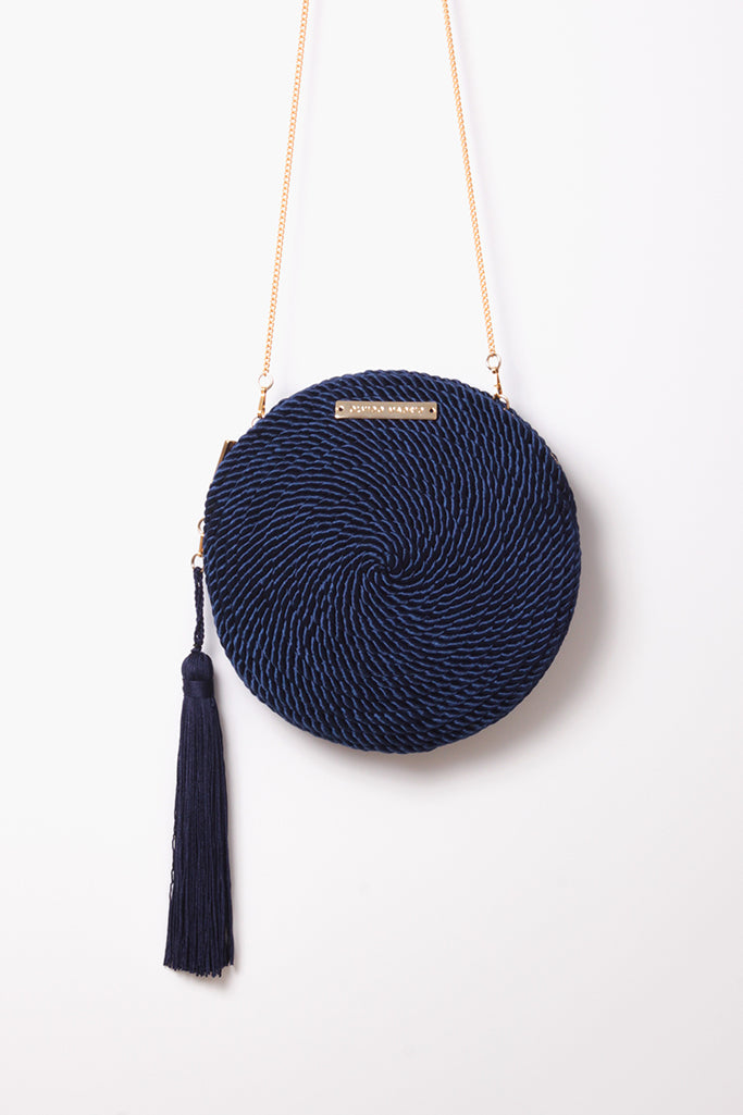 Bolso de fiesta Olivia · Azul marino