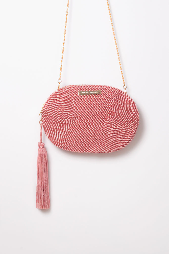 Bolso de fiesta Antonia · Rosa pastel