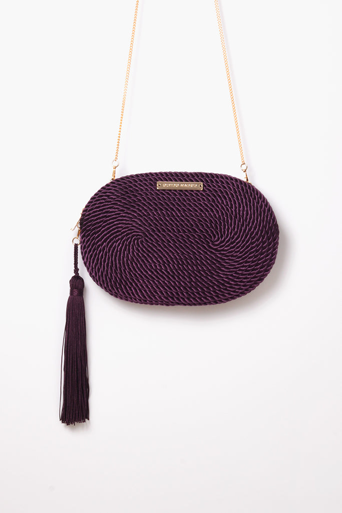 Bolso de fiesta Antonia · Berenjena