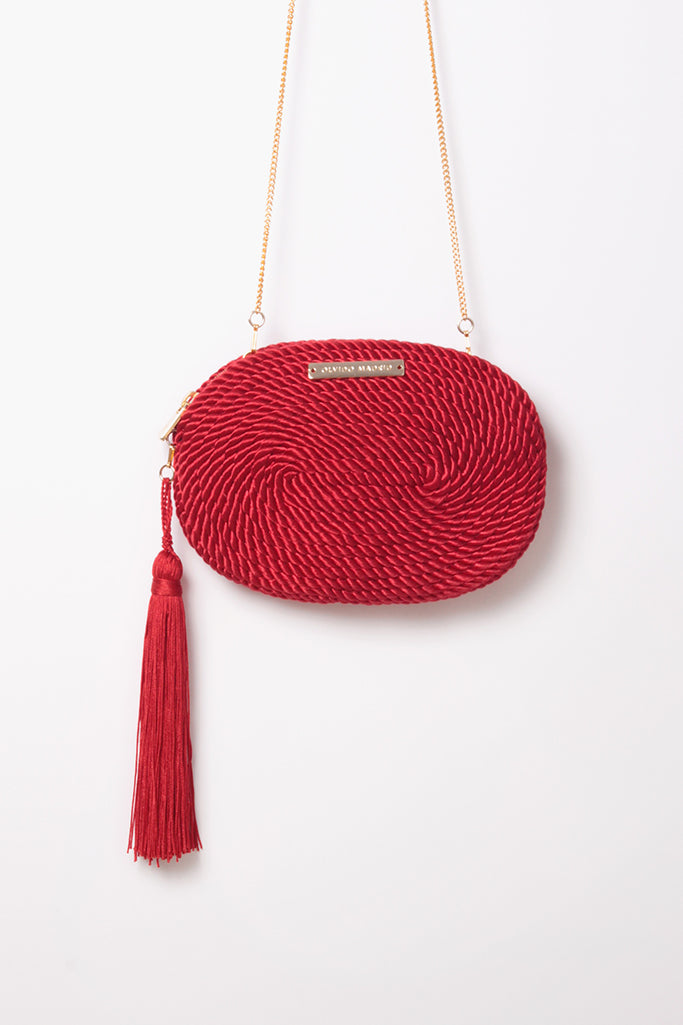 Bolso de fiesta Antonia · Rojo Valentino