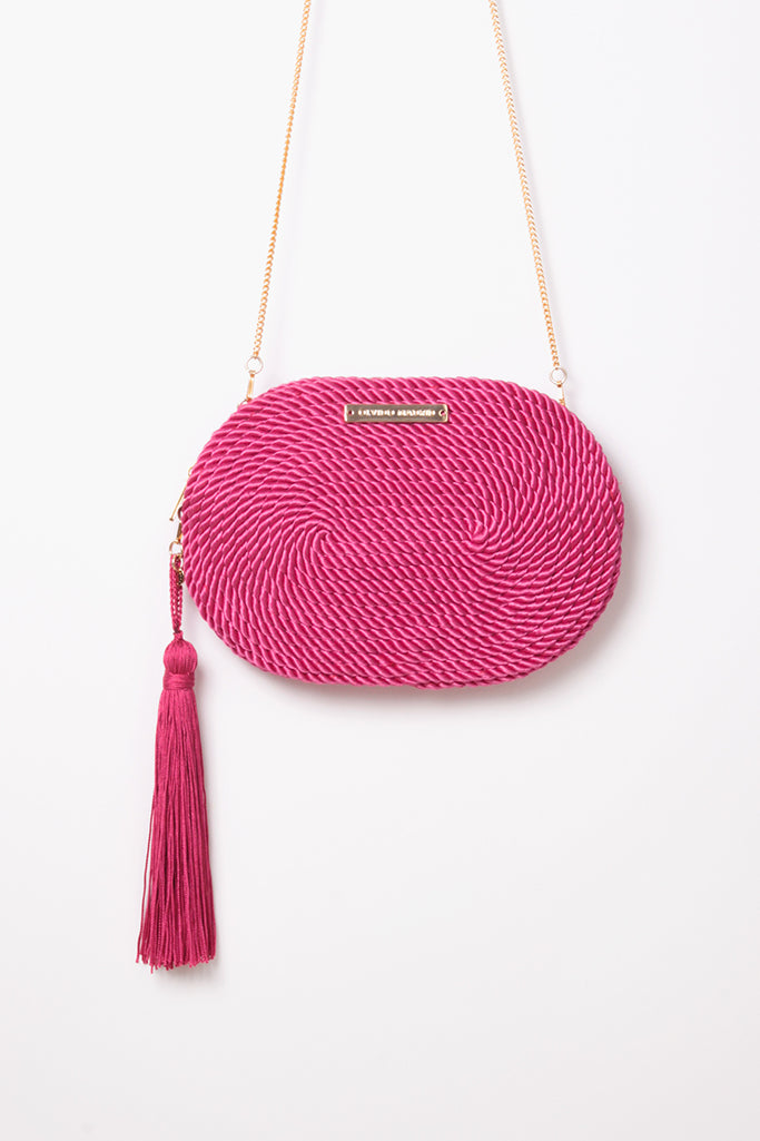 Bolso de fiesta Antonia · Rosa fucsia