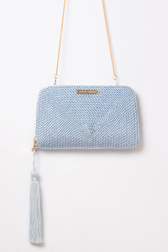 Bolso de fiesta Jimena · Azul claro