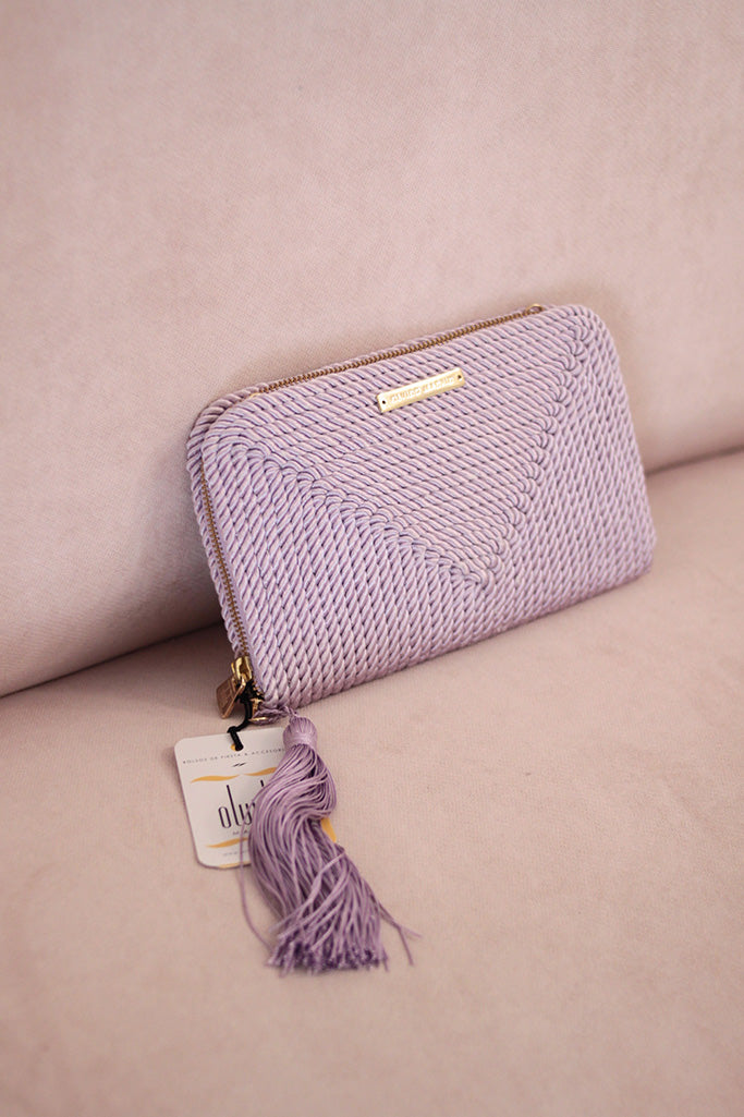 Bolso de fiesta Jimena · Malva