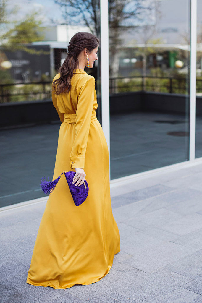 Cartera Carmen · Morado nazareno